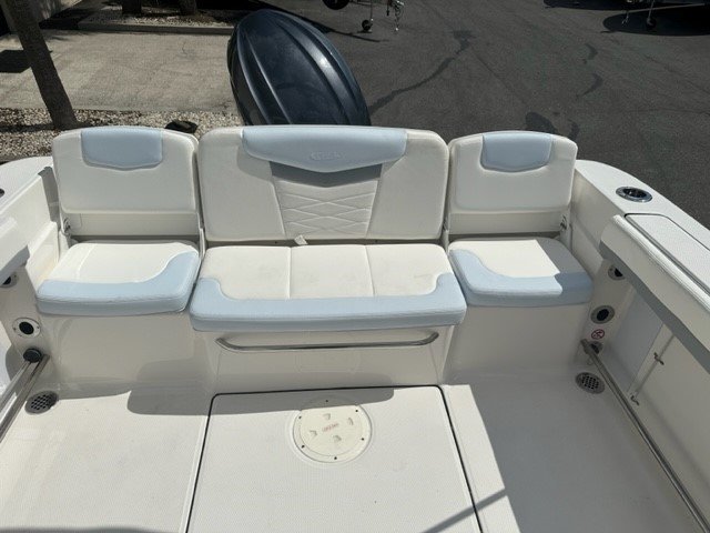 Any boat specifically designed for fishing in salt water.