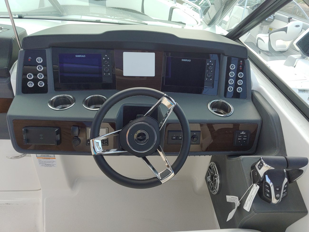 The definition of an outboard motor is a detachable engine mounted on outboard brackets on the stern of your boat.  This configuration will have triple engines.