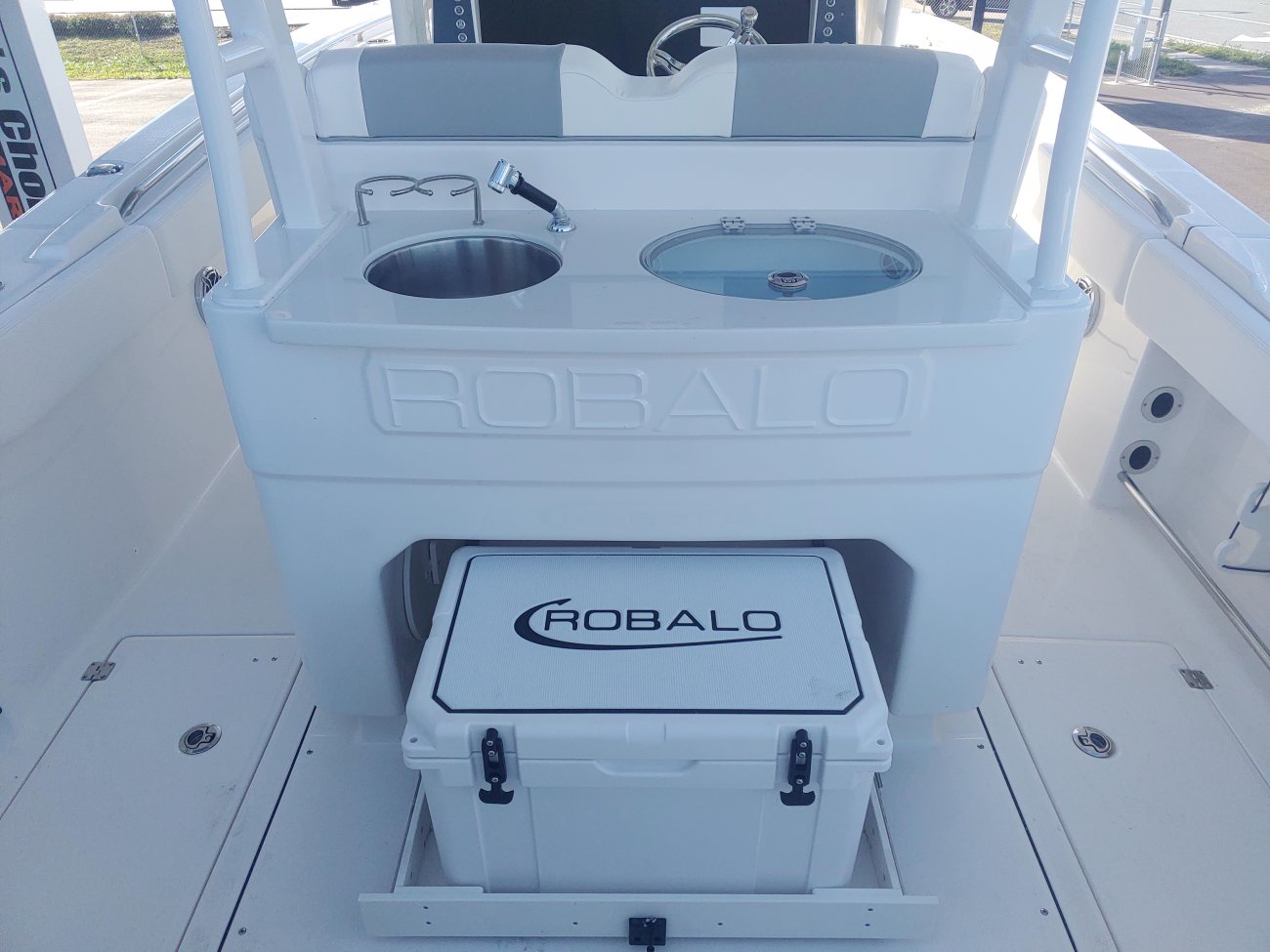 Any boat specifically designed for fishing in salt water.