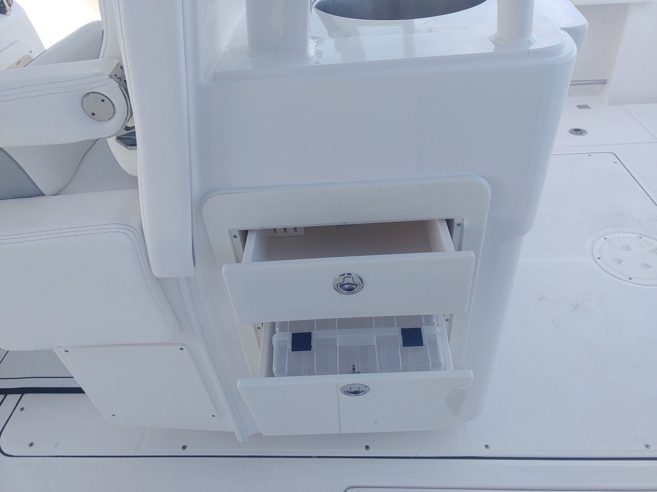 Any boat specifically designed for fishing in salt water.