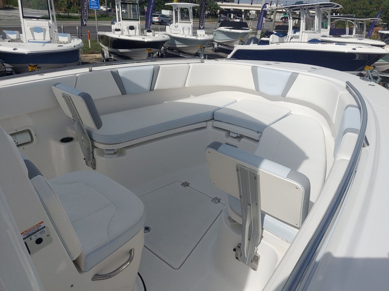 Any boat specifically designed for fishing in salt water.
