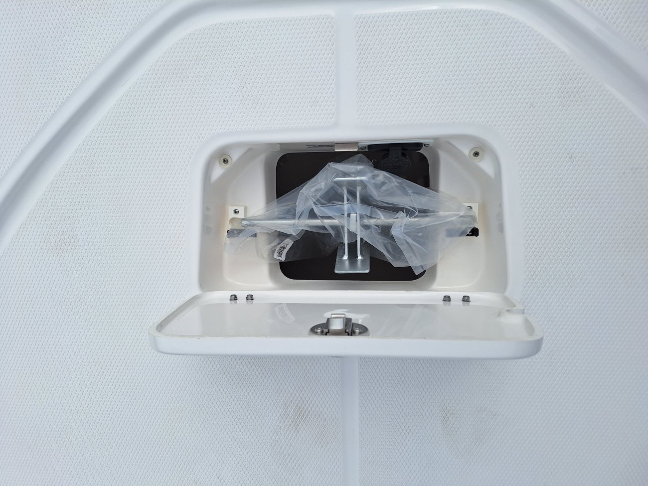 A bay boat is a small open boat usually outboard powered and used to navigate and fish salt water bays.