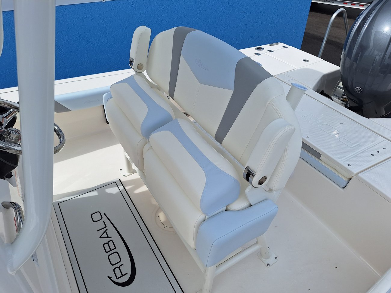 A bay boat is a small open boat usually outboard powered and used to navigate and fish salt water bays.