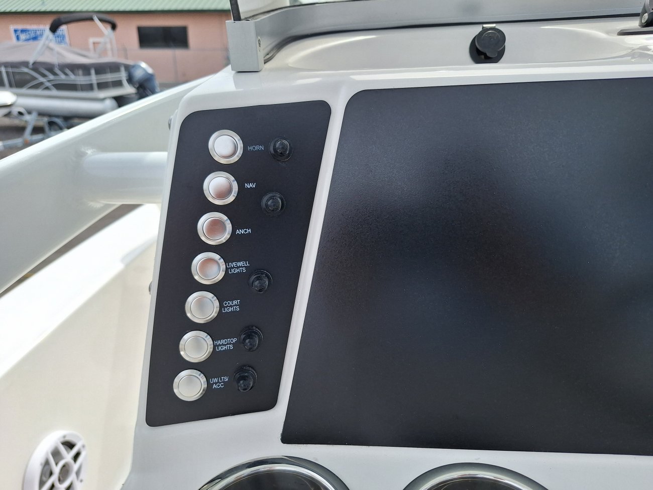 A bay boat is a small open boat usually outboard powered and used to navigate and fish salt water bays.