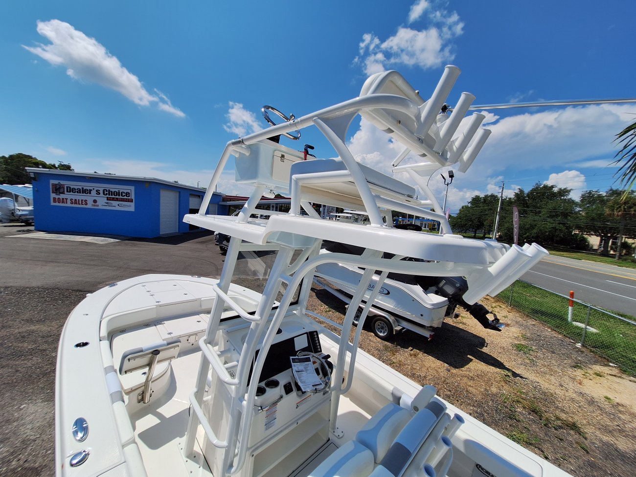 A 246 Cayman Sky Deck Bay Boat is a Power and could be classed as a Bay Boat, Center Console, Saltwater Fishing,  or, just an overall Great Boat!