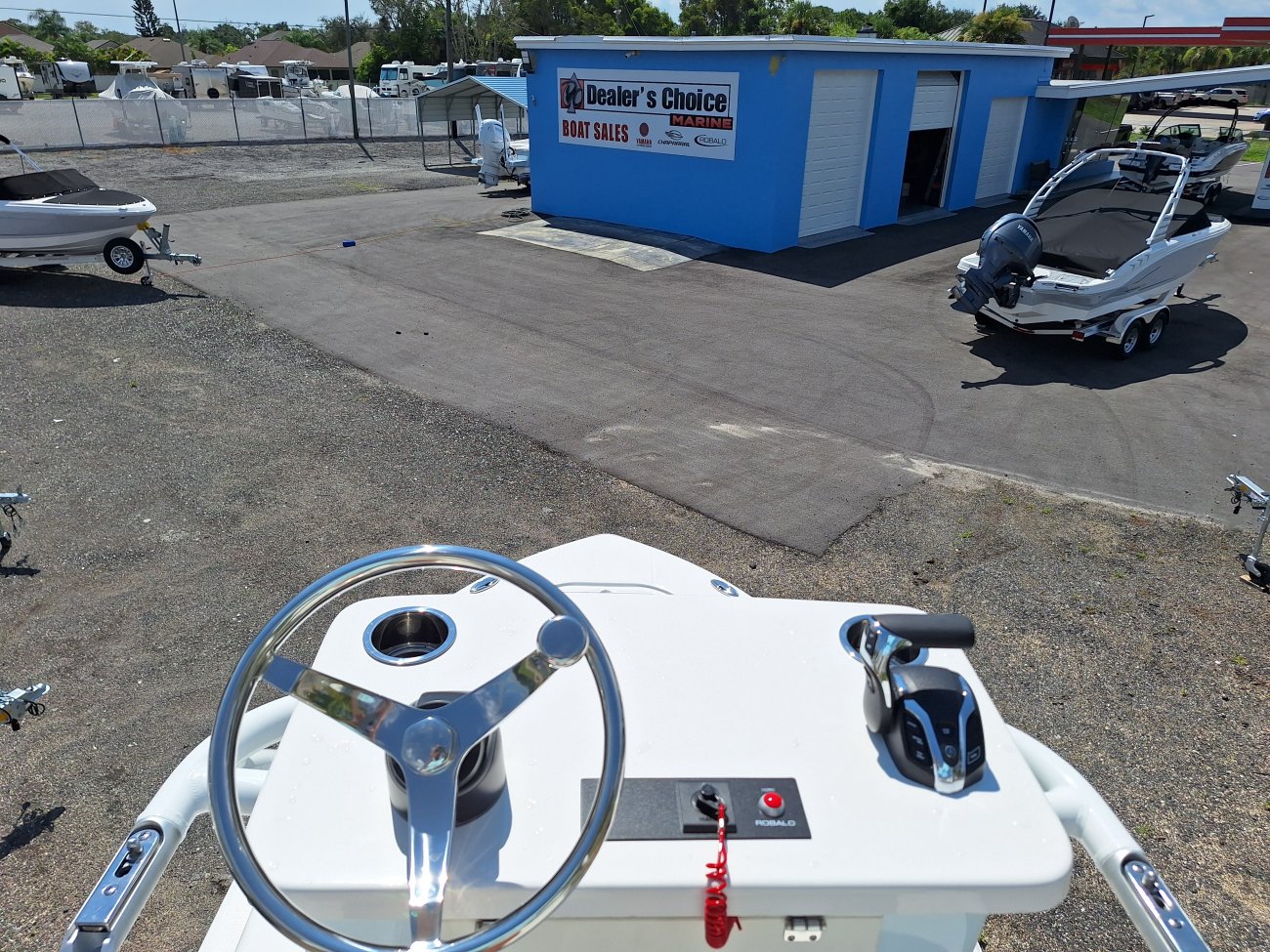 Center console is an open hull boat where the console of the boat is in the center. The boat deck surrounds the console so that a person can walk all around the boat from stern to bow with ease. Most center consoles are powered by outboard motors.